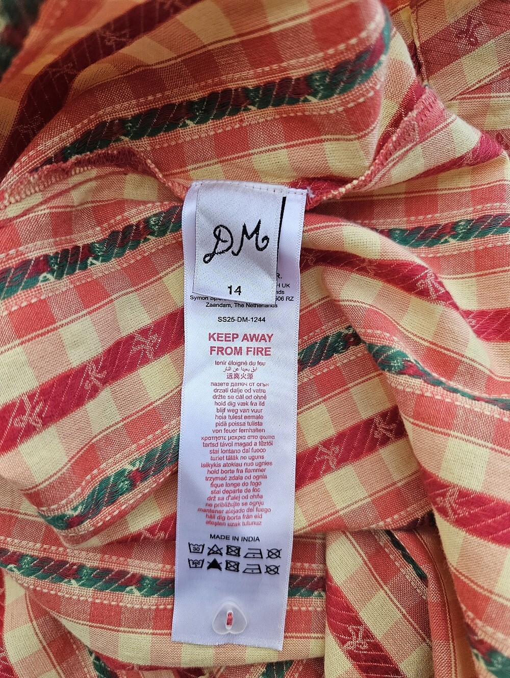 Damson Madder Grace Smocked Cotton Midi Sundress - Picture 6 of 9